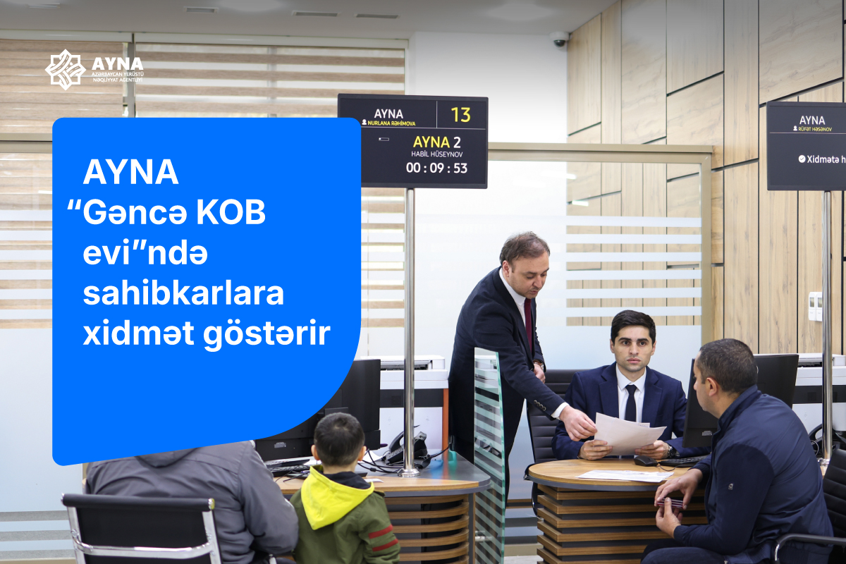 AYNA “Gəncə KOB evi”ndə sahibkarlara xidmət göstərir