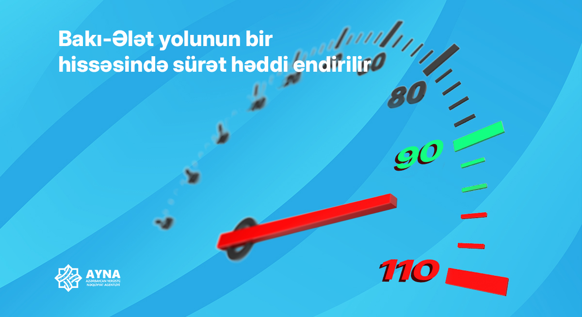 Magistral yolda sürət həddi endirilir