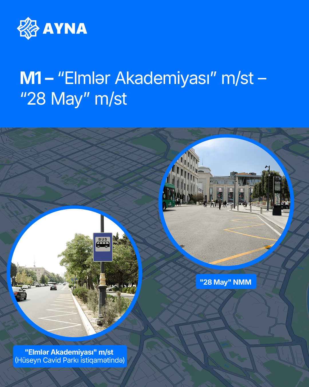 6 yeni ekspres marşrutu avqustun 14-dən fəaliyyətə başlayır