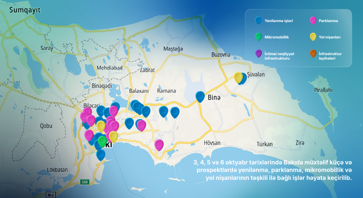 3, 4, 5 və 6 oktyabr 2025-ci il tarixlərində gündüz və gecə görülən işlərin xronikası
