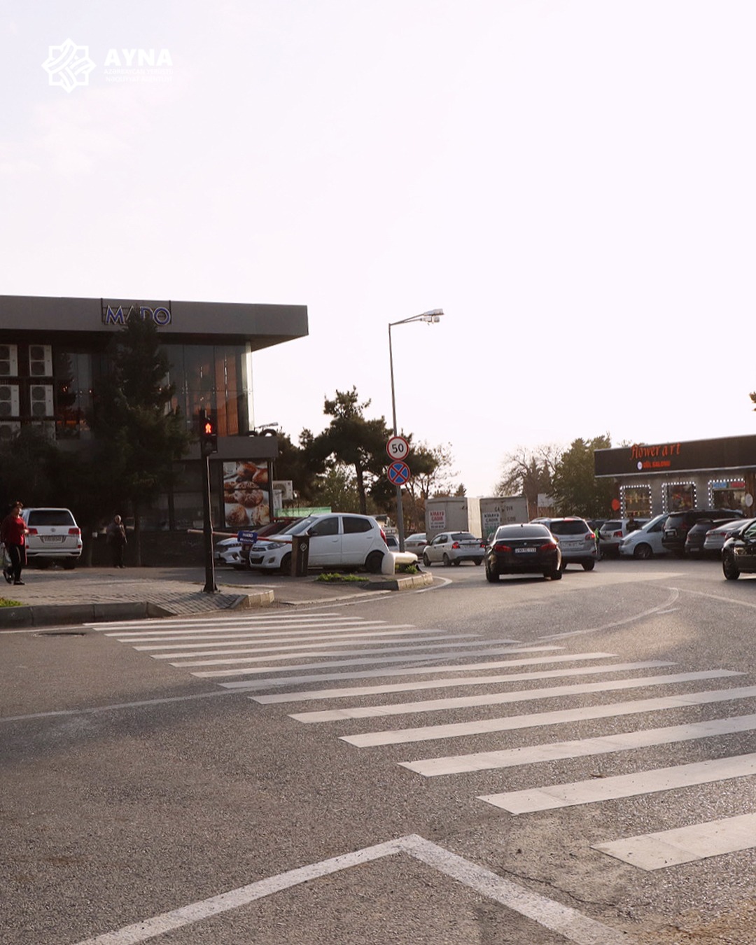 Məhəmməd Hadi və Qaçaq Nəbi küçələrinin kəsişməsində hərəkət intensivliyi və piyada təhükəsizliyi səviyyəsi artırılıb