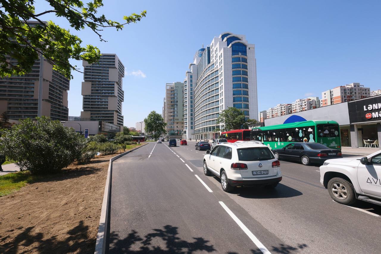 Tbilisi prospektinin Həsən Əliyev və Şəfayət Mehdiyev küçələri ilə kəsişməsində icra olunan layihə yekunlaşmaq üzrədir