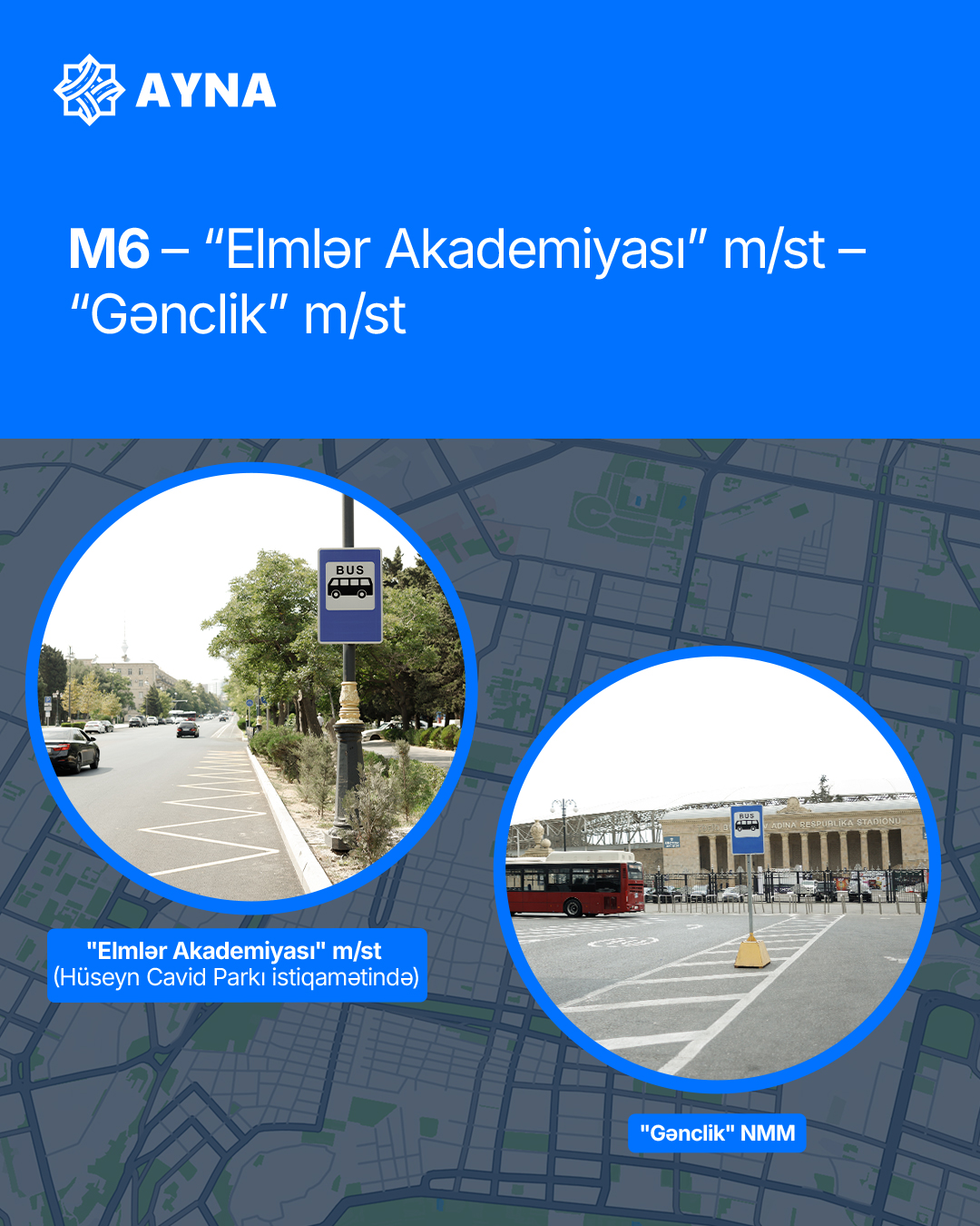 6 yeni ekspres marşrutu avqustun 14-dən fəaliyyətə başlayır