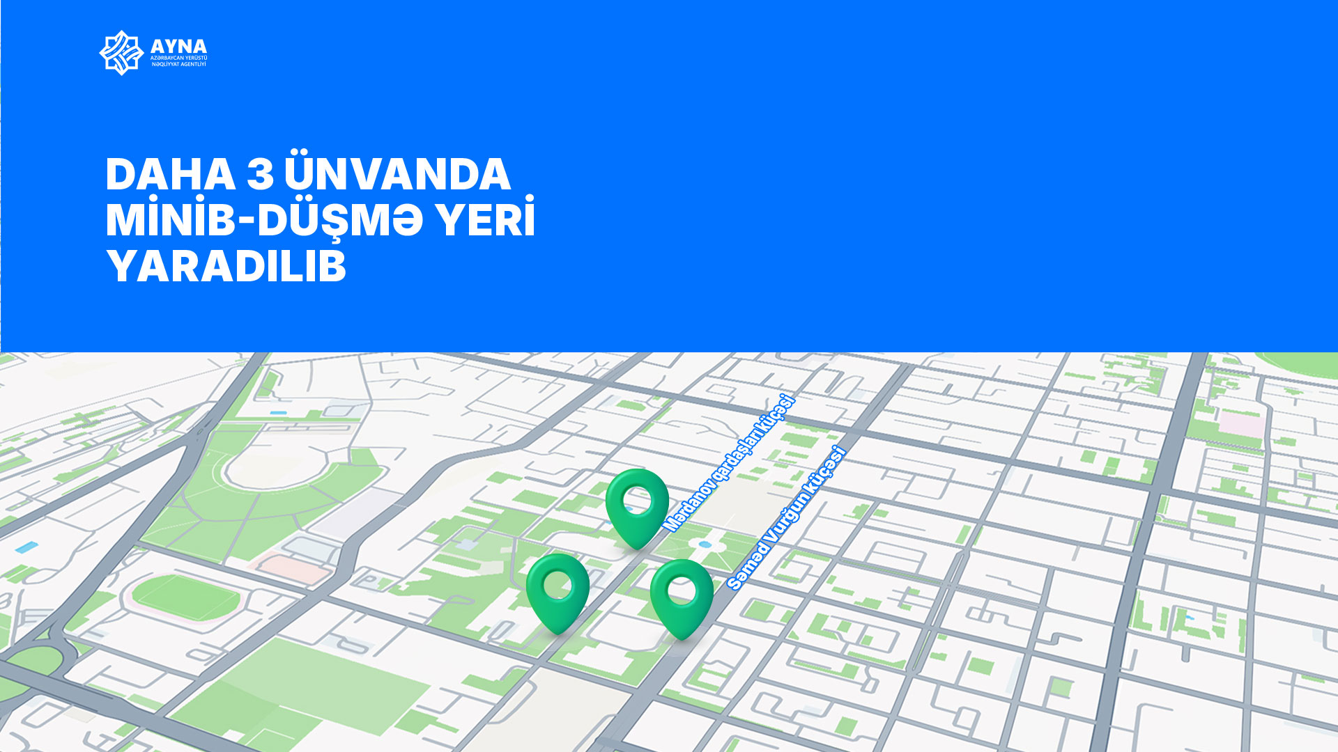 Daha 3 ünvanda minib-düşmə yeri yaradılıb