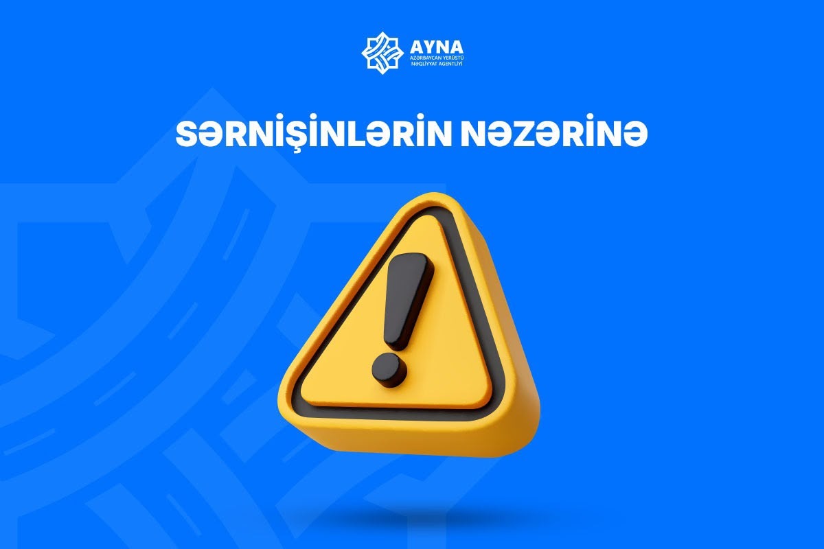 Təmir işləri ilə əlaqədar 21 marşrutun hərəkət sxemi dəyişdirilib
