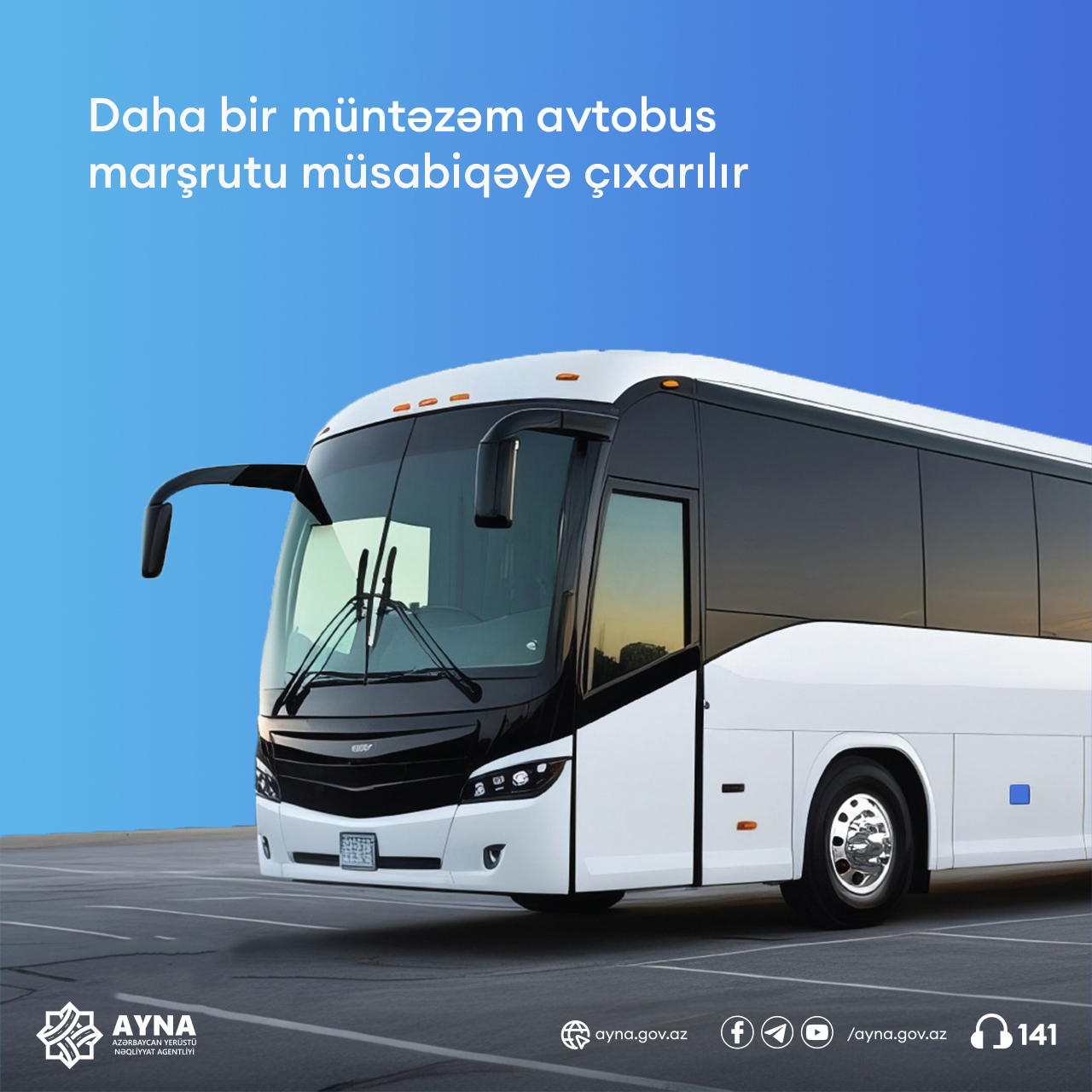 Daha bir müntəzəm avtobus marşrutu müsabiqəyə çıxarılır