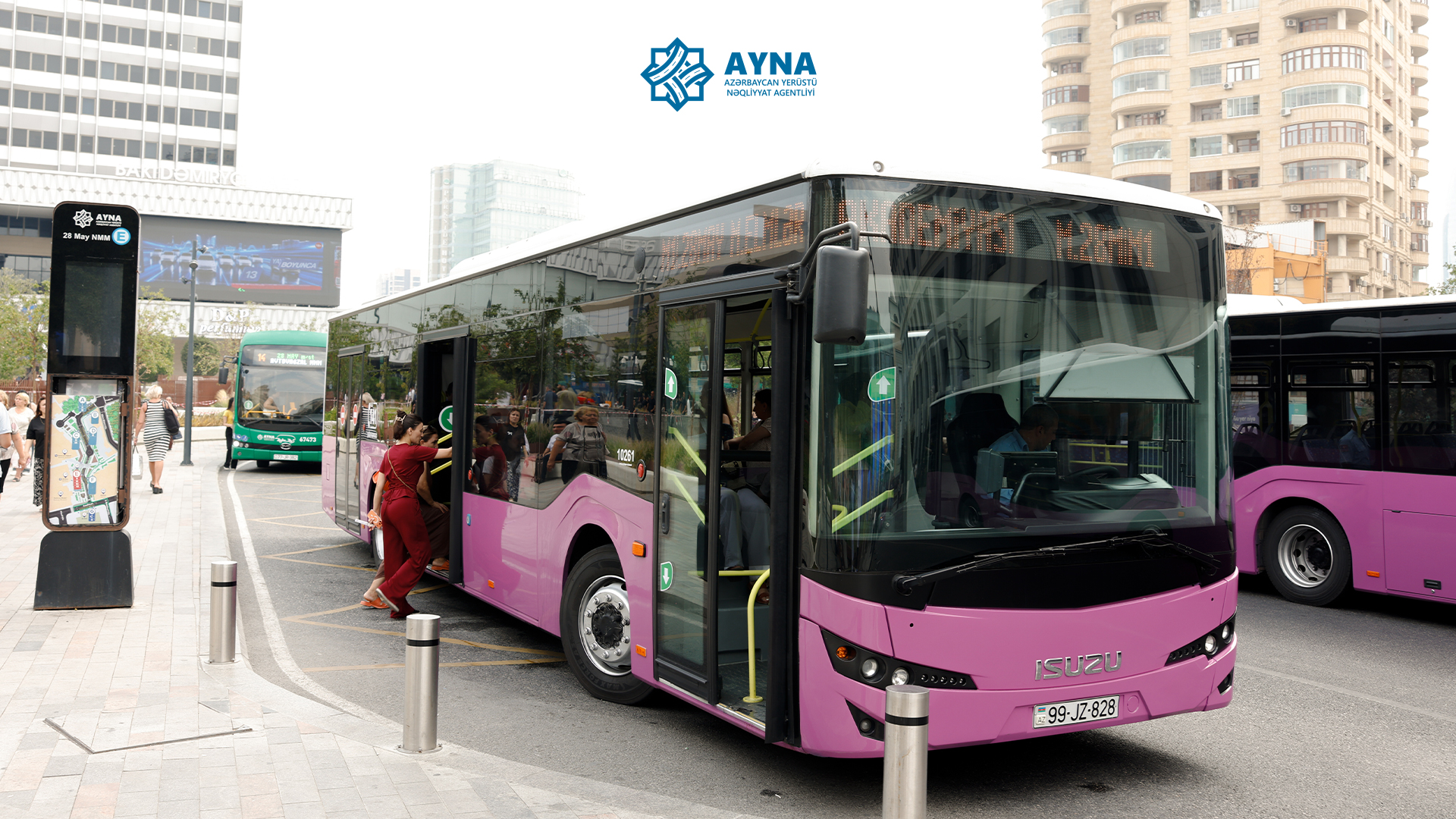 M1 nömrəli ekspres avtobuslara ikinci validator quraşdırılır