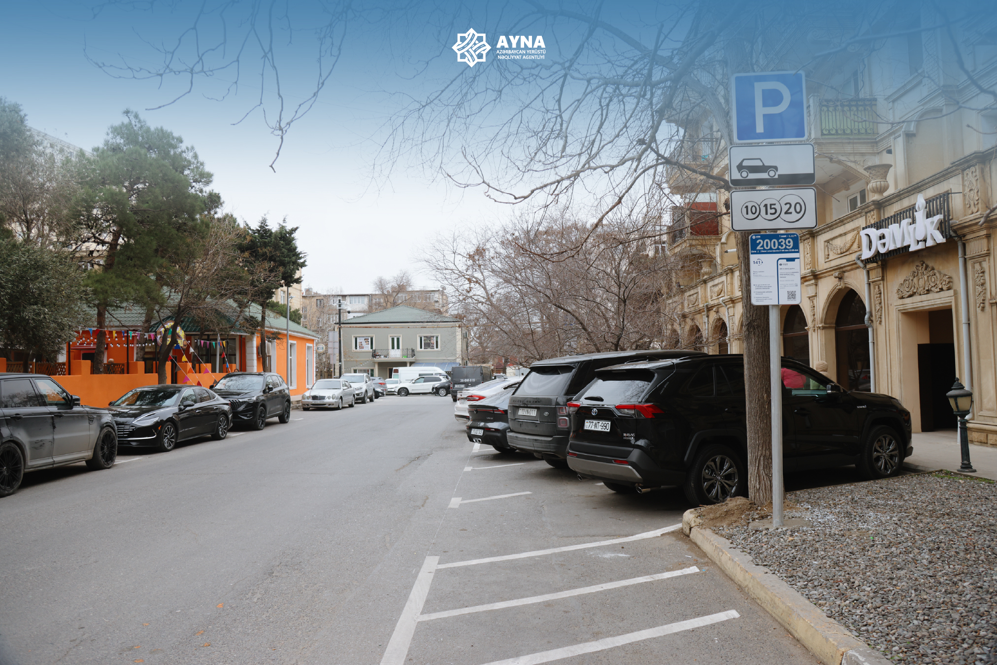 Paytaxtda yeni parklanma yerləri təşkil edilib