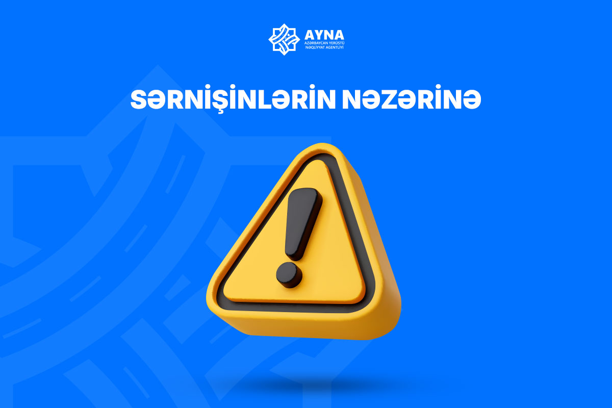 6 marşrutun hərəkəti alternativ küçələrlə təşkil edilir