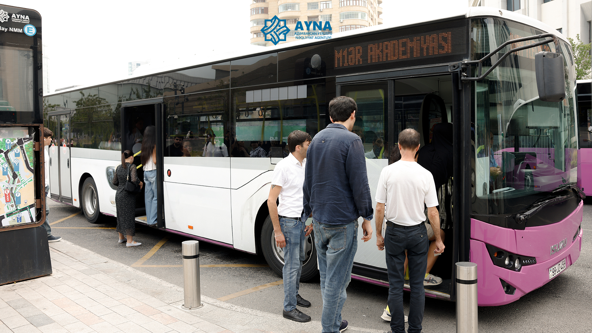 M1 nömrəli ekspres avtobuslara ikinci validator quraşdırılır