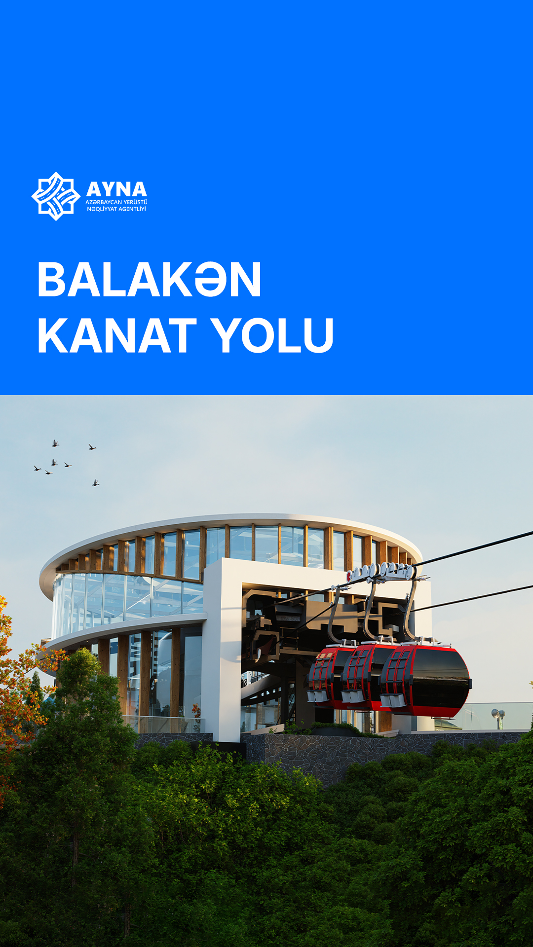 Balakən kanat yolunun inşasına başlanılıb