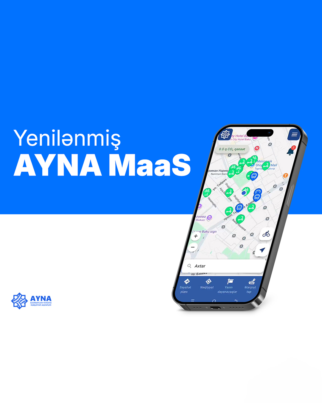 “AYNA MaaS”da funksional yeniliklər tətbiq edilib